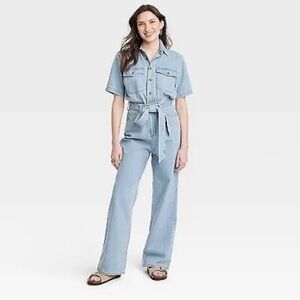 Universal thread denim jumpsuit